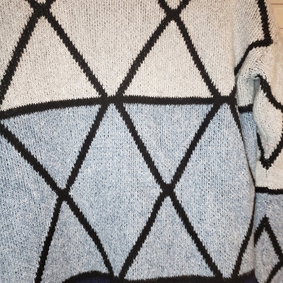 NWT Joseph A. Ombre Grid Cardigan - Picture 6 of 9